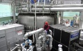 Staff members perform an upgrade to the experimental advanced superconducting tokamak (EAST) at the Hefei Institutes of Physical Science under the Chinese Academy of Sciences (CAS). Photo by Xinhua/Liu Junxi.