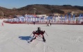 China develops six-foot skiing robot. Photo by Xinhua.