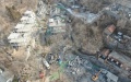 Demolition site of illegal buildings in the southern mountainous area of Jinan City, east China's Shandong Province. Photo by Xinhua.