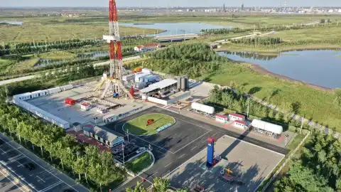Sinopec Completes China’s First Megaton Scale Carbon Capture Project. Photo by Sinopec/ Xinhua.