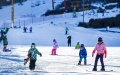 Children practice skiing at Baiyun Ski Resort in Urumqi, northwest China's Xinjiang Uygur Autonomous Region. Photo by Xinhua/Wang Fei.