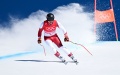 Matthias Mayer of Austria participates in the Alpine Skiing Men's Downhill 1st training in Yanqing, Beijing. Photo by Xinhua/Zhang Chenlin.