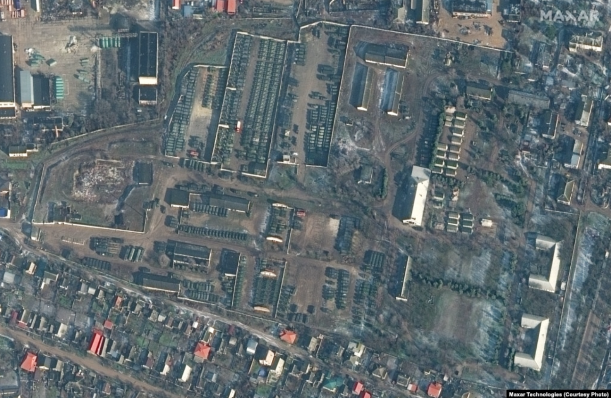 Военная база в Бахчисарае. 