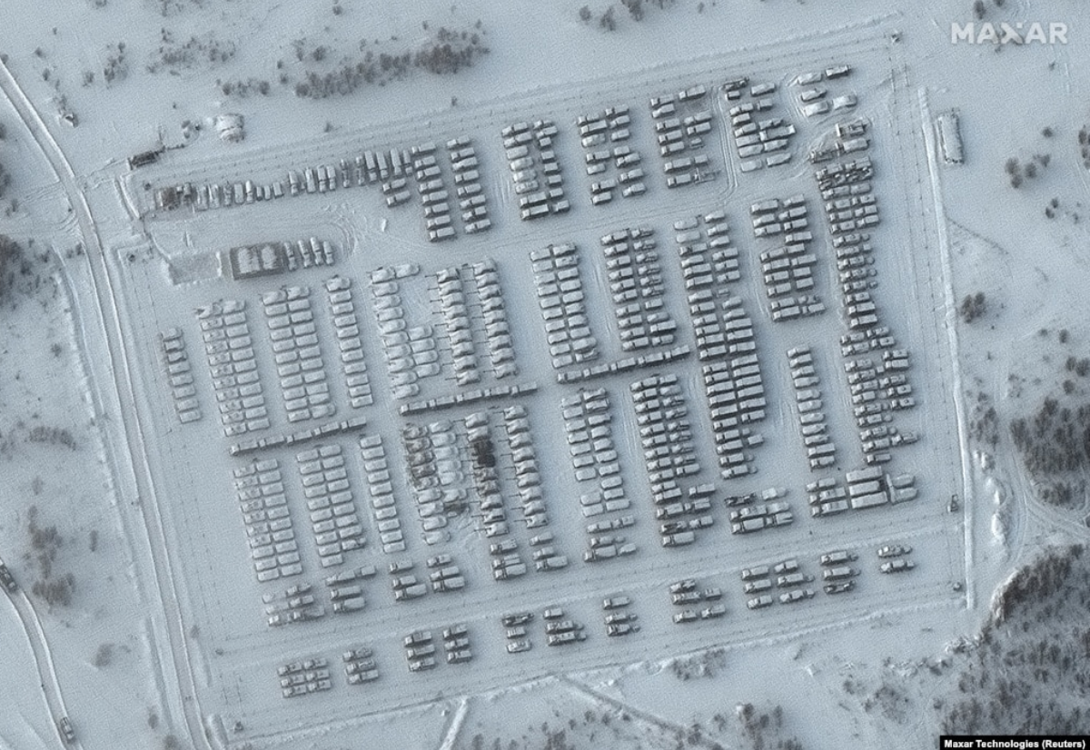 Российская военная техника в Ельне, Россия. 