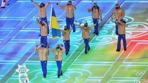 Украинские спортсмены 
Фото: Facebook/НОК України та олімпійська команда