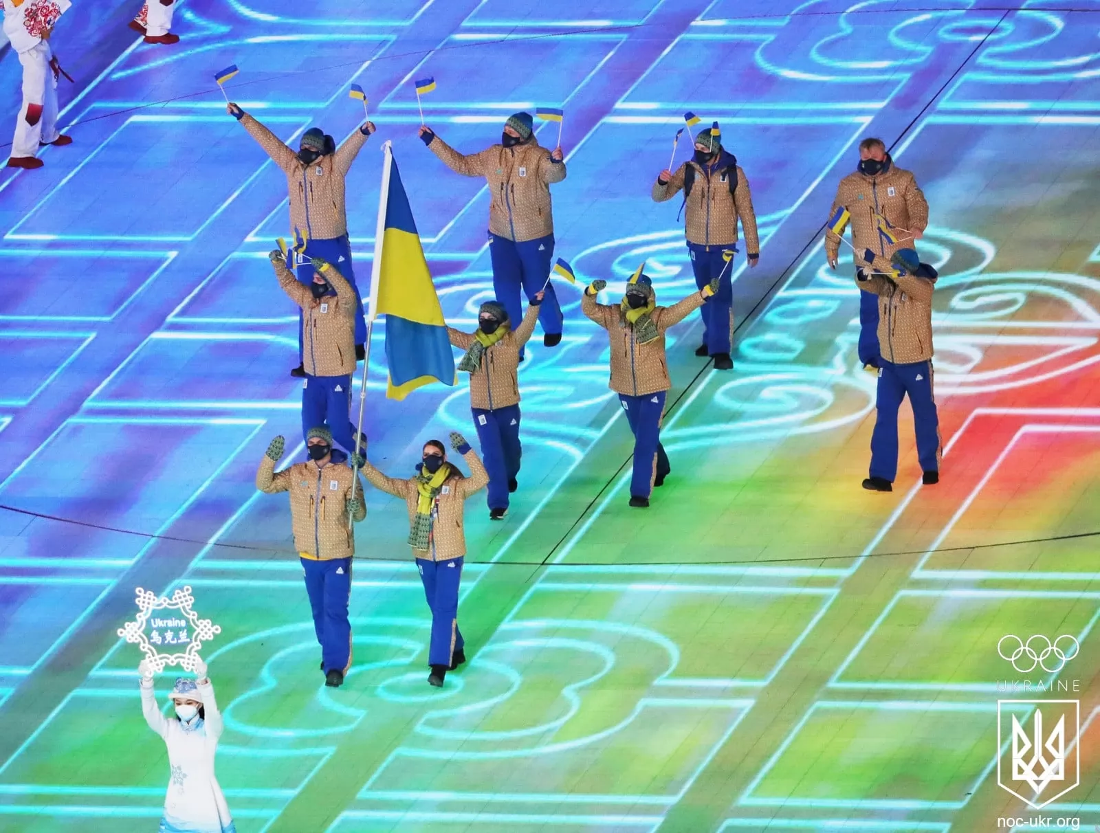 Украинские спортсмены на Олимпиаде-2022. Фото: Facebook/НОК України та олімпійська команда Украинские спортсмены на Олимпиаде-2022. Фото: Facebook/НОК України та олімпійська команда