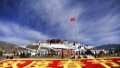 A view of the Potala Palace square decorated with Spring Festival elements in Lhasa, southwest China's Tibet Autonomous Region. Photo by Xinhua/Chogo.