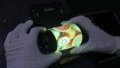 The 6th-generation flexible AMOLED display screen made by Chinese leading screen maker BOE Technology. Photo by Xinhua.