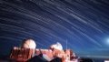 The night view of the Lenghu area, in northwest China's Qinghai Province. Photo by National Astronomical Observatories/Handout via Xinhua.