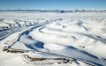 The snow cover. Photo by Xinhua.