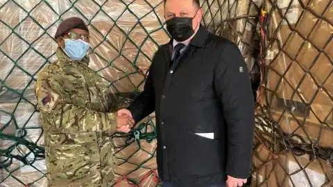 Передача військової допомоги Великою Британією Фото: Міноборони