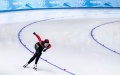 Yin Qi of China competes during the speed skating women's 1,000m at the National Speed Skating Oval in Beijing. Photo by Xinhua/Wang Fei.