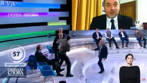 Бутусов напал на Шуфрича. Фото: скриншот