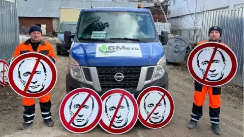 Укравтодор запровадив нові дорожні знаки для російських окупантів