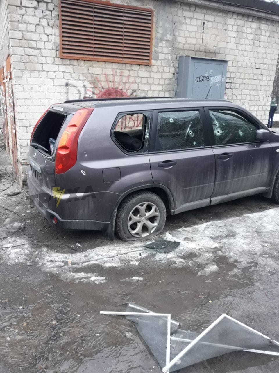 Российские военные обстреляли Харьков. Фото: Telegram / ТРУХА
