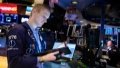 A trader works at the New York Stock Exchange in New York, the United States.  Photo by Allie Joseph/NYSE/ Xinhua.