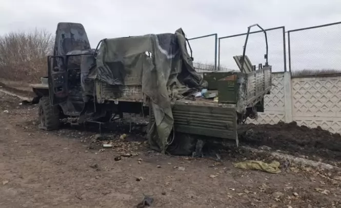 Грузовик, брошенный в Украине. Фото: facebook.com/UkrainianLandForces Грузовик, брошенный в Украине. Фото: facebook.com/UkrainianLandForces