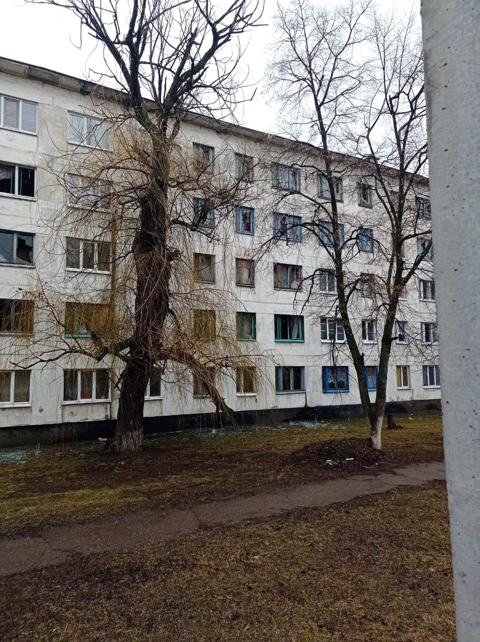 Последствия ночного обстрела в Лисичанске. Фото: Сергей Гайдай