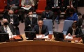 Zhang Jun, China's permanent representative to the United Nations, speaks during a Security Council emergency meeting at UN Headquarters in New York. Photo by Xinhua.