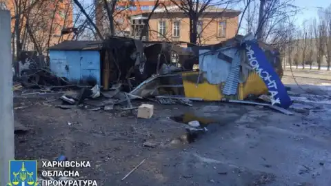 Результаты обстрелов в Харькове. Фото: Telegram