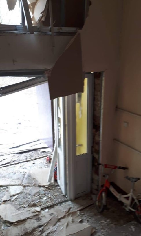 Наслідки ракетного удару по Бердичеву. Фото: facebook/