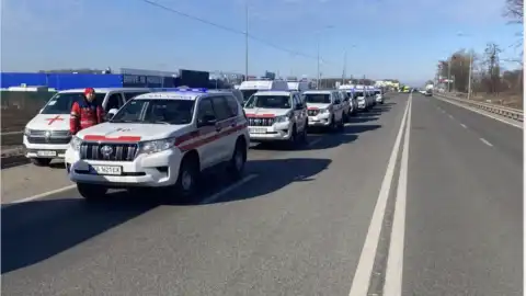 В Харьков прибыли первые 17 "скорых" из 26 по международной программе Ярославского World4Kharkiv