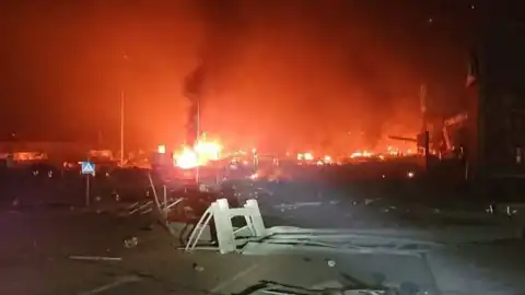 Взрыв в ТЦ, фото: Facebook Виталий Кличко