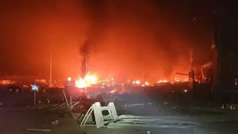 Взрыв в ТЦ, фото: Facebook Виталий Кличко