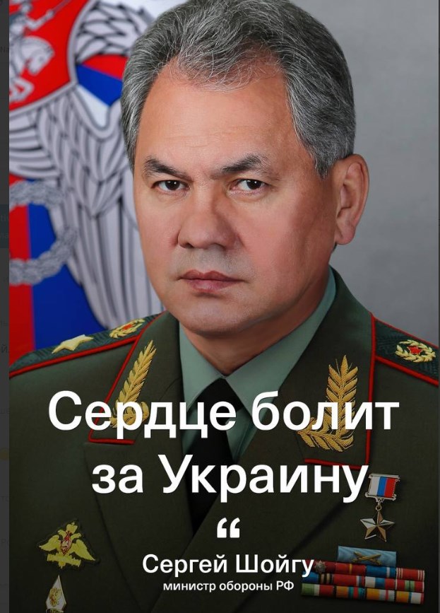 Мем с Сергеем Шойгу. Фото: Telegram/Киев оперативный