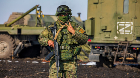 Российский военный. Фото: Facebook Минобороны России