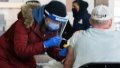 A COVID-19 vaccination center at a subway station in the Canadian city of Toronto. Photo bu Xinhua.