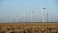 The wind turbines at Changma wind farm in Yumen City, northwest China's Gansu Province. Photo by Xinhua/Fan Peishen.