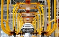 A production line at a subsidiary of Beijing Electric Vehicle Co., Ltd. (BJEV), a new energy vehicle producer, in Huanghua city of Cangzhou, north China's Hebei Province. Photo by Xinhua/Yang Shiyao.