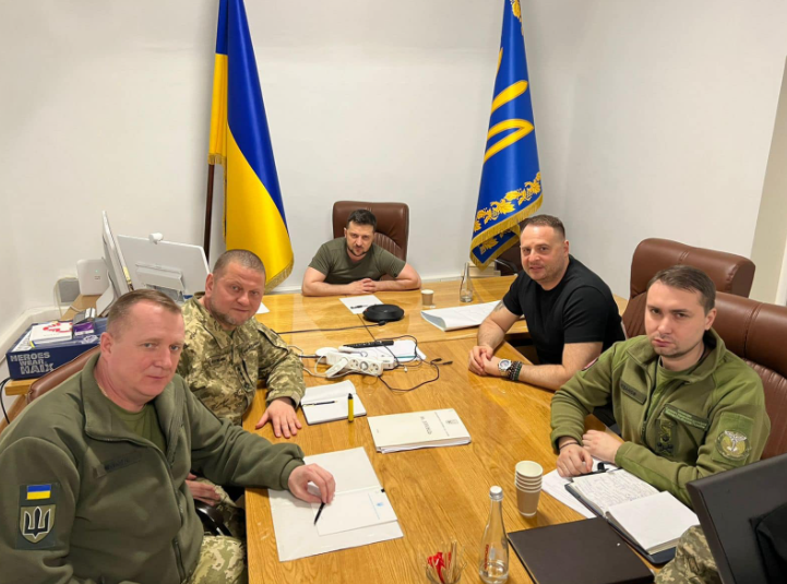 Ермак на совещании с Зеленским. Фото: Фейсбук/Ермак