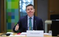 Paschal Donohoe, president of the Eurogroup. Photo by Xinhua/Zheng Huansong.