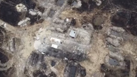 ЗСУ показали відео окопів окупантів у радіоактивному рудому лісі у Чорнобильській зоні