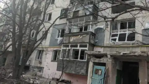 Последствия обстрела в Луганской области. Фото: Сергей Гайдай/Telegram