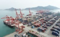 Containers at Lianyungang Port in east China's Jiangsu Province. Photo by Wang Jianmin/Xinhua.