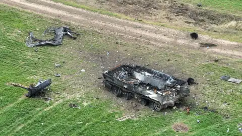 Украинский "Корсар" уничтожил оккупантов Фото: facebook.com/28brigade