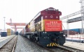 The freight train heading for Mannheim in Germany is about to depart from the Xi'an international port in Xi'an, northwest China's Shaanxi Province. Photo by Xinhua.