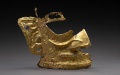 A golden mask found at the Sanxingdui Ruins site in Guanghan City, southwest China's Sichuan Province. Photo by Xinhua.