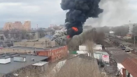 В "космической столице" России вспыхнул мощный пожар, причину и место не разглашают