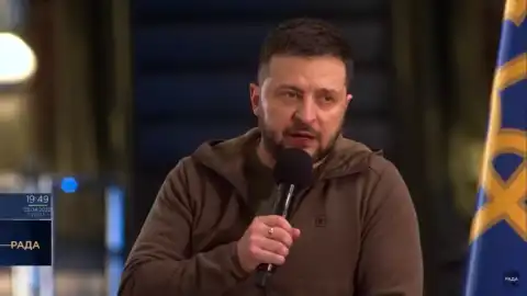 Владимир Зеленский, пресс-конференция. Фото: скриншот трансляции телеканала "Рада"