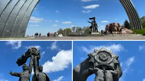 Арка дружбы народов. Фото: Telegram Виталия Кличко