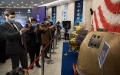 The Chang'e-5 lunar mission-related devices and models at the National Astronomical Observatories of China in Beijing. Photo by Xinhua/Jin Liwang.