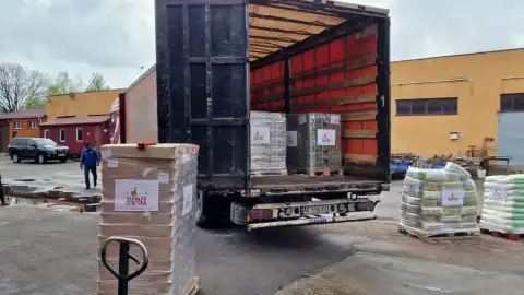 Харьковчане получили гуманитарную помощь от Фонда Вадима Новинского
