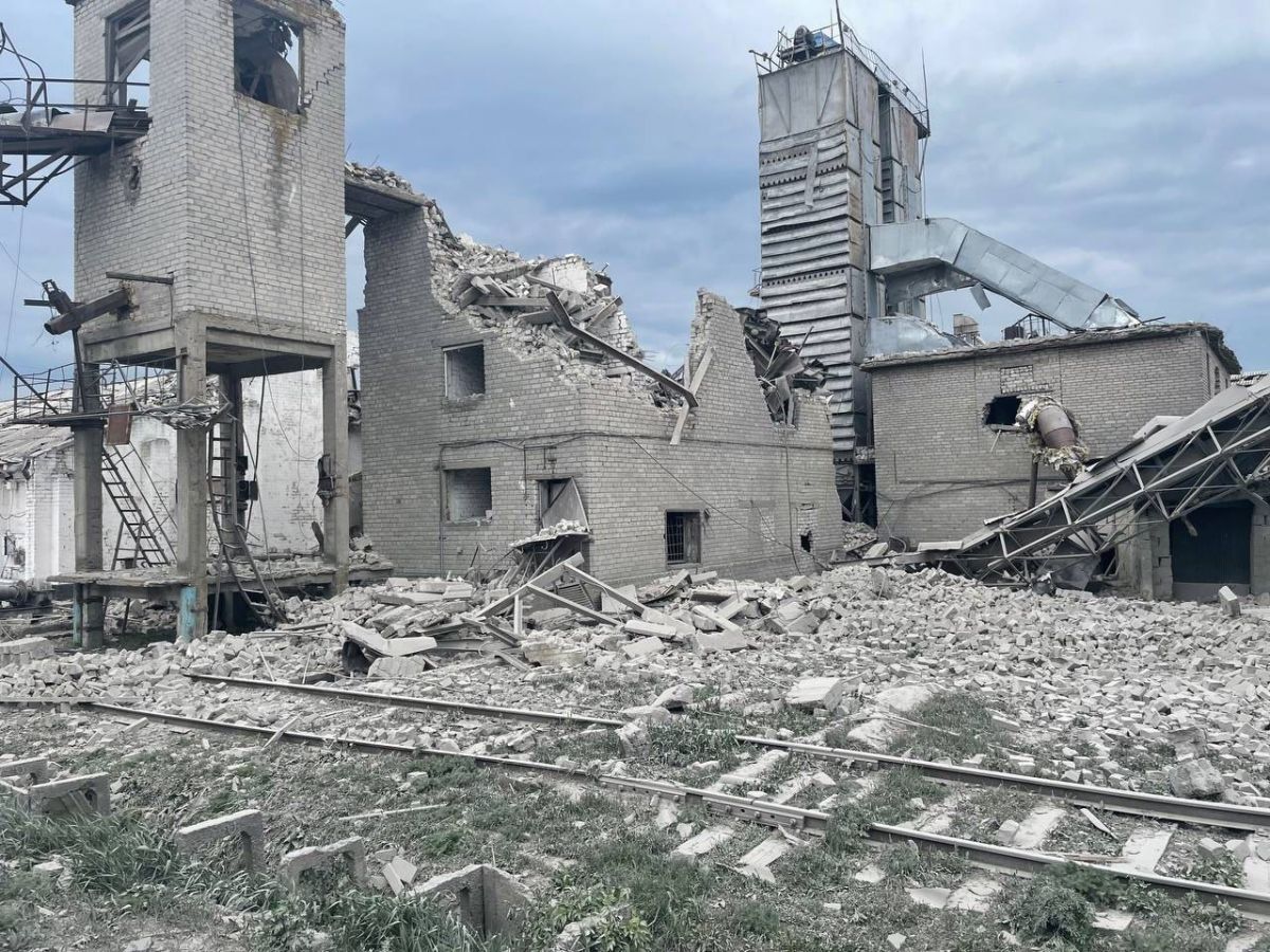 Российские войска обстреляли Доброполье Донецкой области. Фото: Telegram / Павел Кириленко