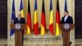 German President Frank-Walter Steinmeyer (L) and Romanian President Klaus Iohannis at Cotroceni Presidential Palace in Bucharest, capital of Romania. Photo by Cristian Cristel/Xinhua.