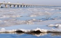 The ice floes in the coastal waters in Qingdao, east China's Shandong Province. Photo by Yu Fangping/Xinhua.