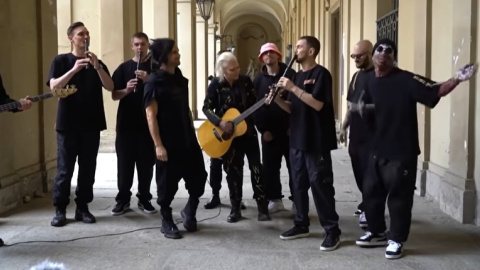The Rasmus и Kalush Orchestra. Скриншот видео: YouTube/ 
Євробачення Україна | Eurovision Ukraine official